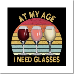 At My Age I Need Glasses Vintage Posters and Art